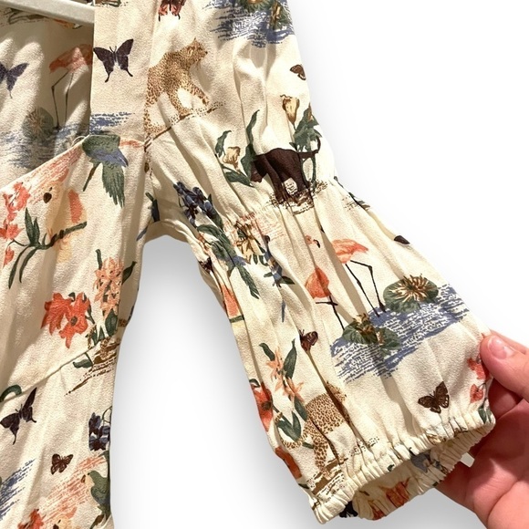 Cirrus Dress Rainforest Animal Print 🦩🐆🦋 | Size 0 XS - Picture 9 of 10